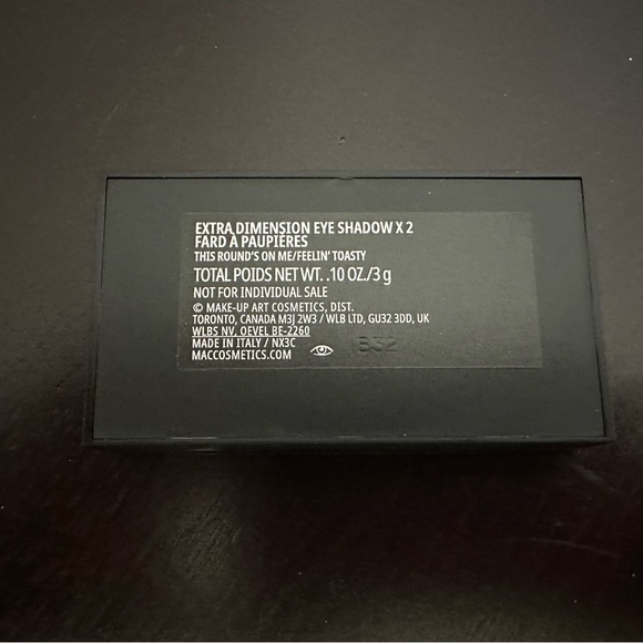NEW MAC EXTRA DIMENSION EYESHADOW x2 IN SHADE THAT ROUND’S ON ME/FEELING… - Picture 6 of 7